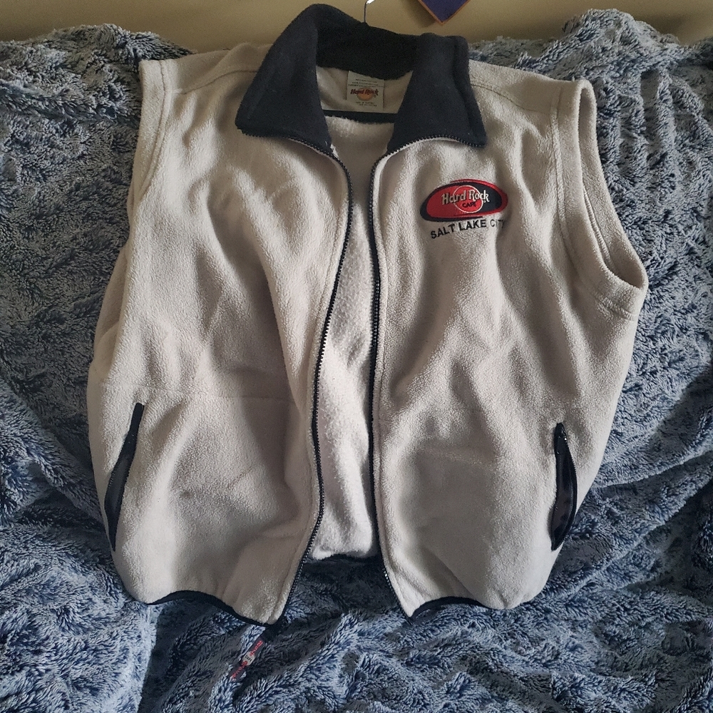 Unisex Vintage Hard Rock Cafe Vest